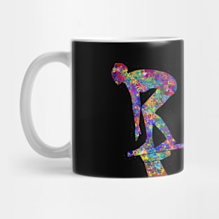 Swimmer girl watercolor Mug